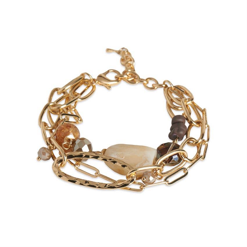 Layered Chain Bracelet -- Christmas Holiday Gift