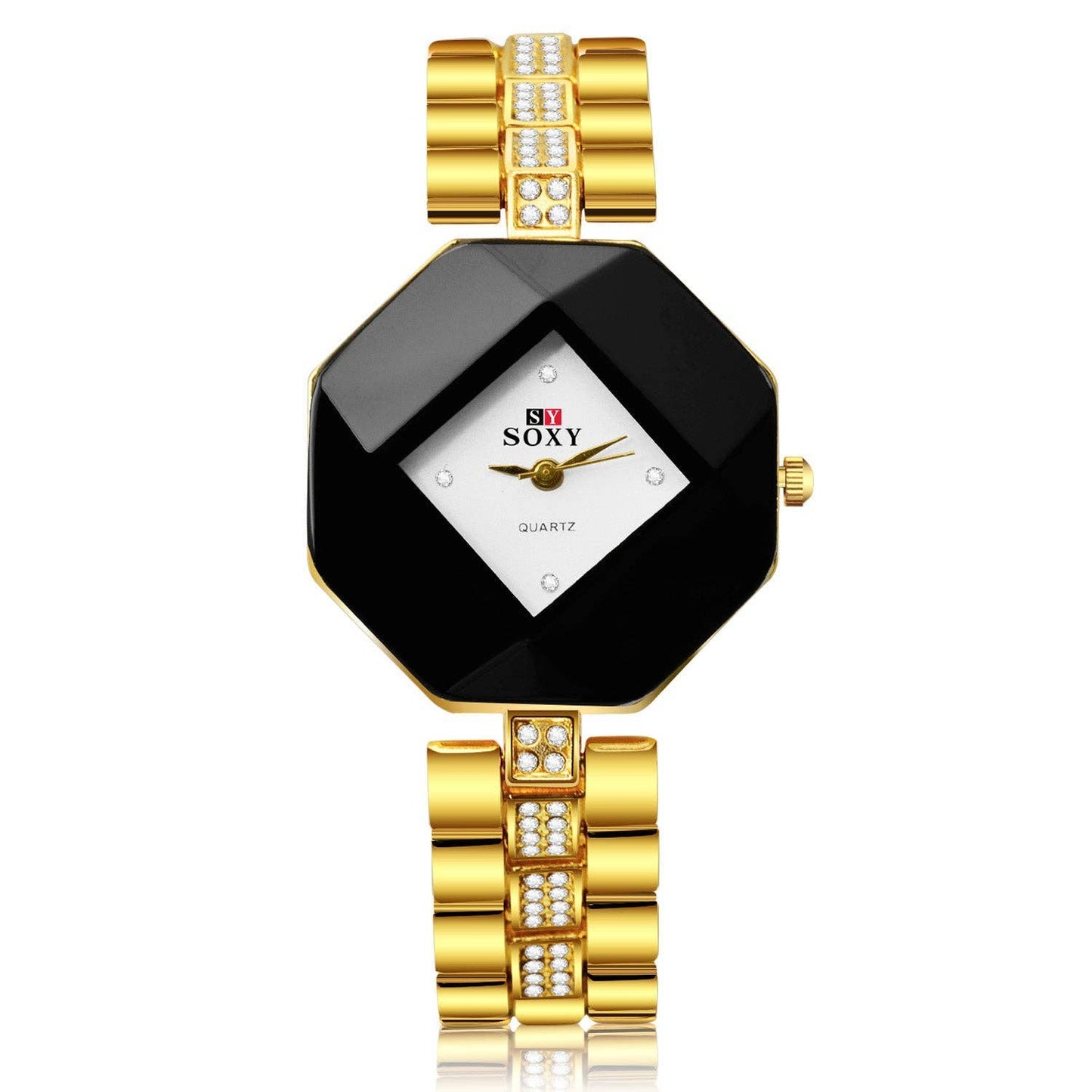 Fashion gold stainless steel Bracelet watch for women