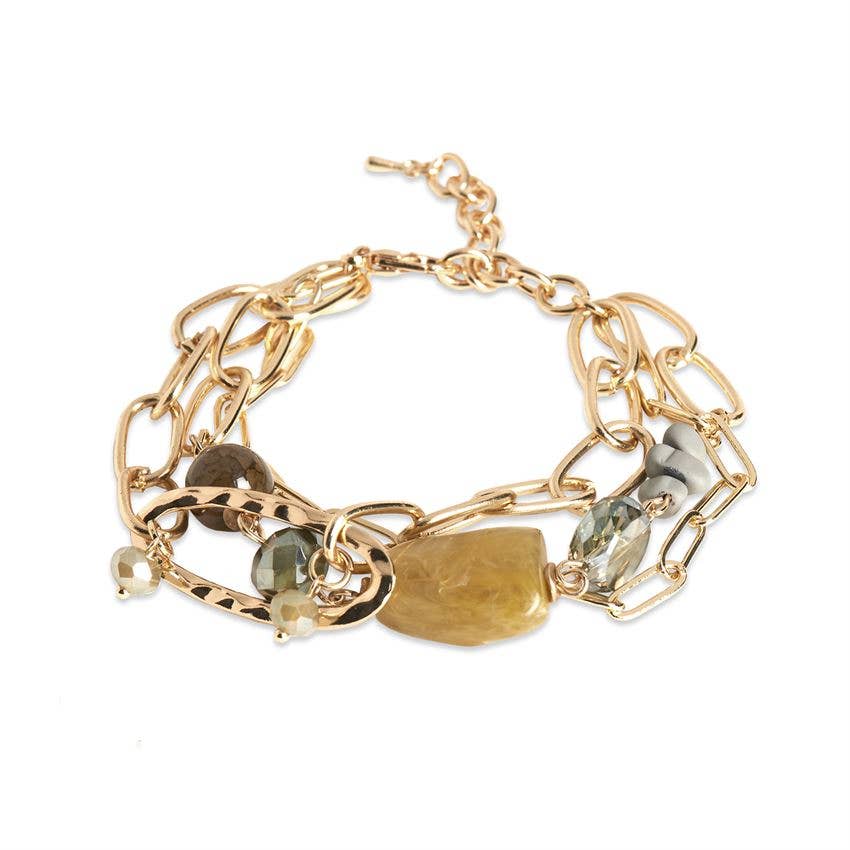 Layered Chain Bracelet -- Christmas Holiday Gift